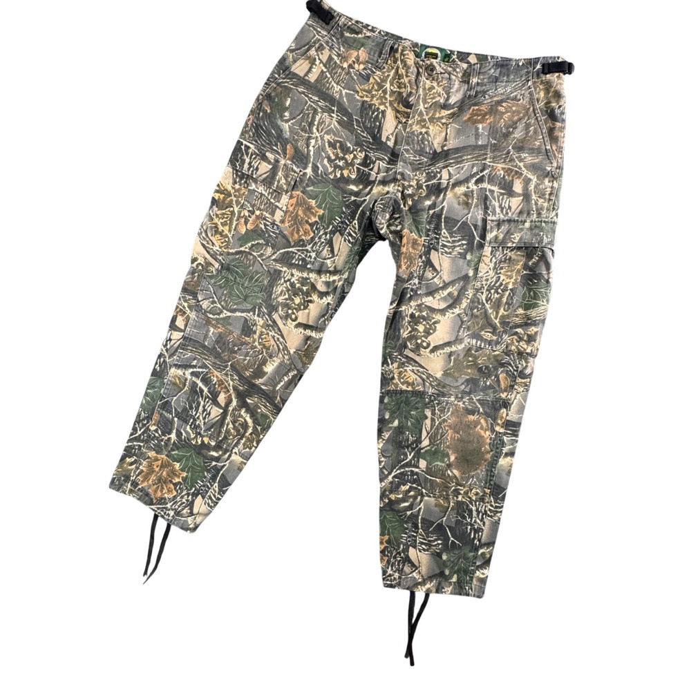 Cabela's Camo Cargo Pants Mens 38x31 Gorpcore Outdoor Y2K‎ Utility